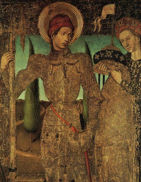 HUGUET, Jaume Triptych of Saint George (detail) af china oil painting image